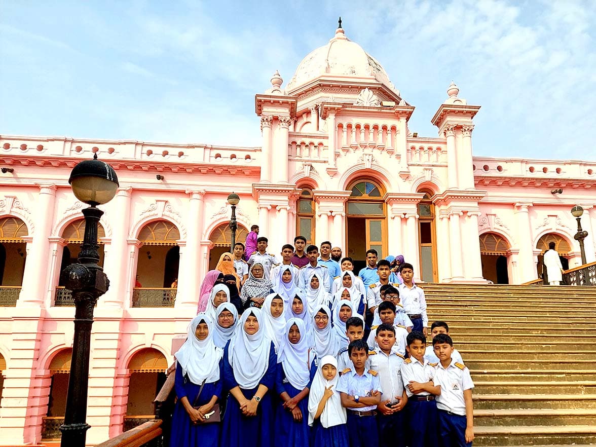 Students on a study tour