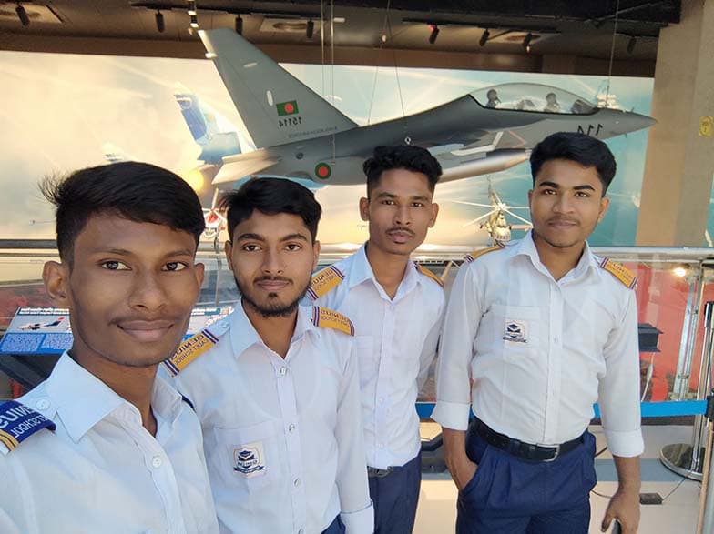 Secondary students at Genius Cadet School