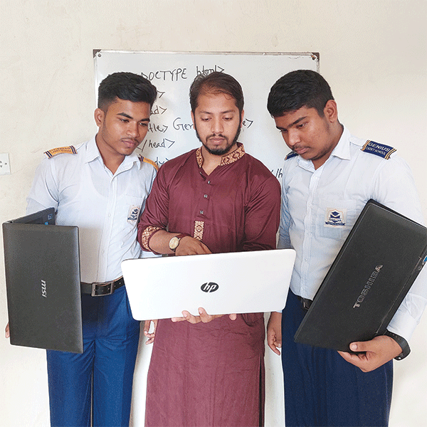 Students in the computer lab