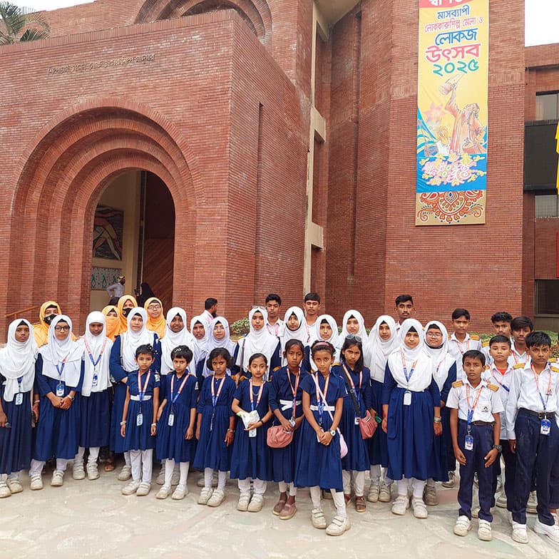 Students on the school campus